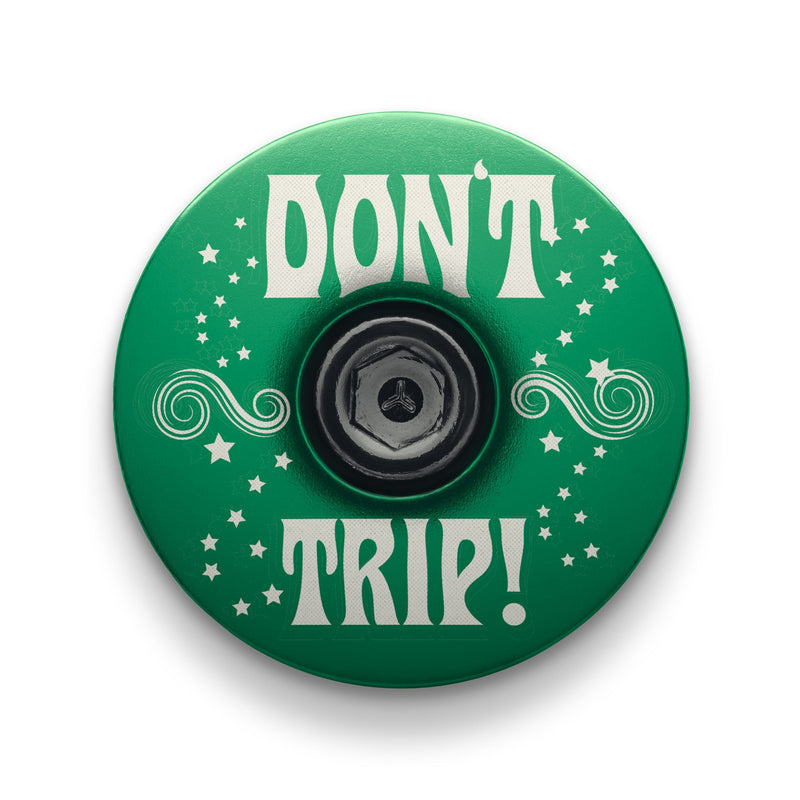 Load image into Gallery viewer, Don't Trip Bicycle Headset Cap

