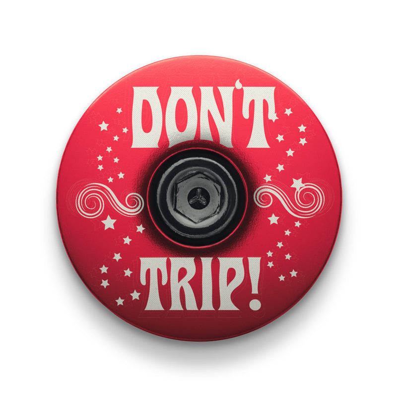 Load image into Gallery viewer, Don't Trip Bicycle Headset Cap
