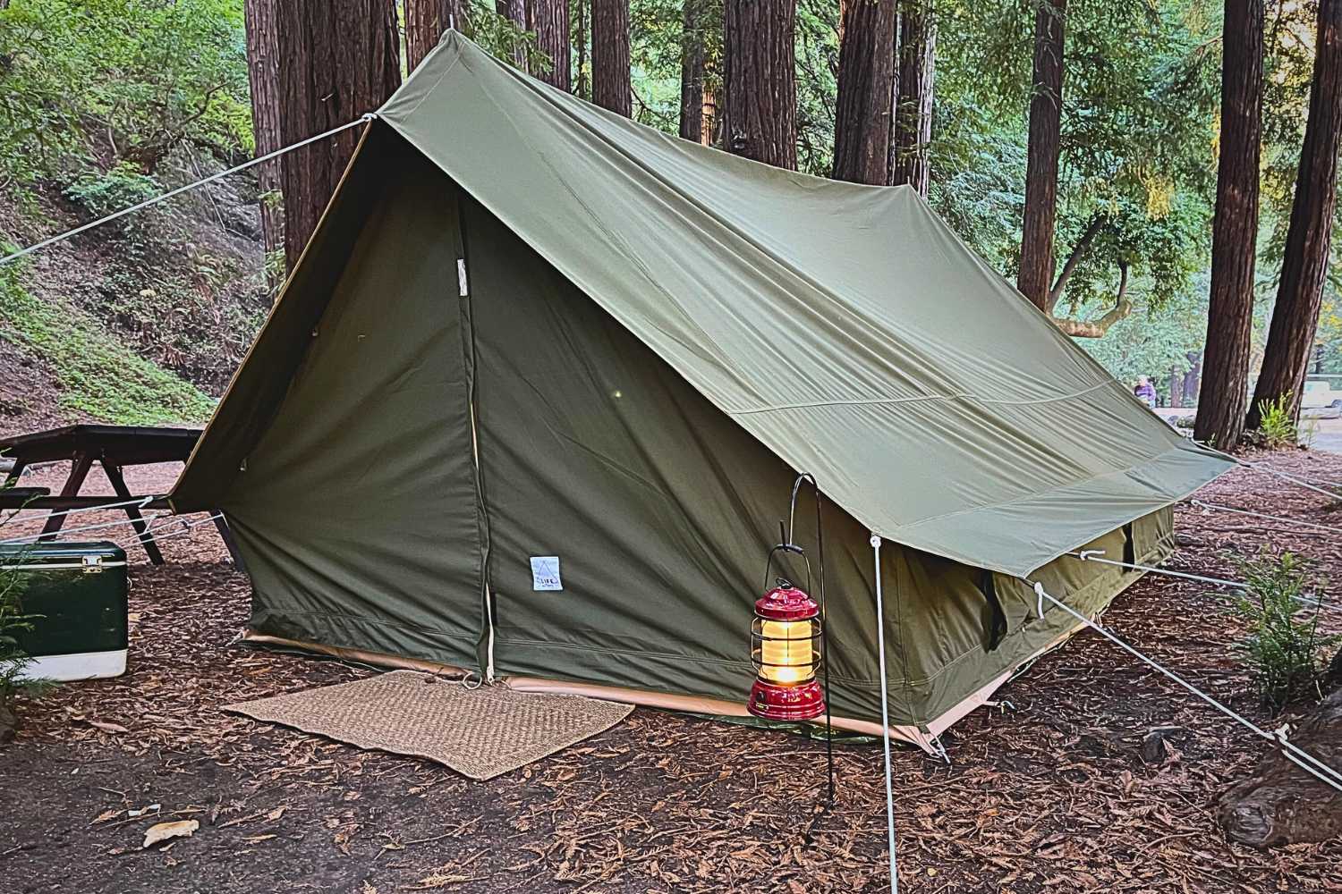 Canvas A-Frame Tent - The Scout About™ - Skoutley Outdoors LLC