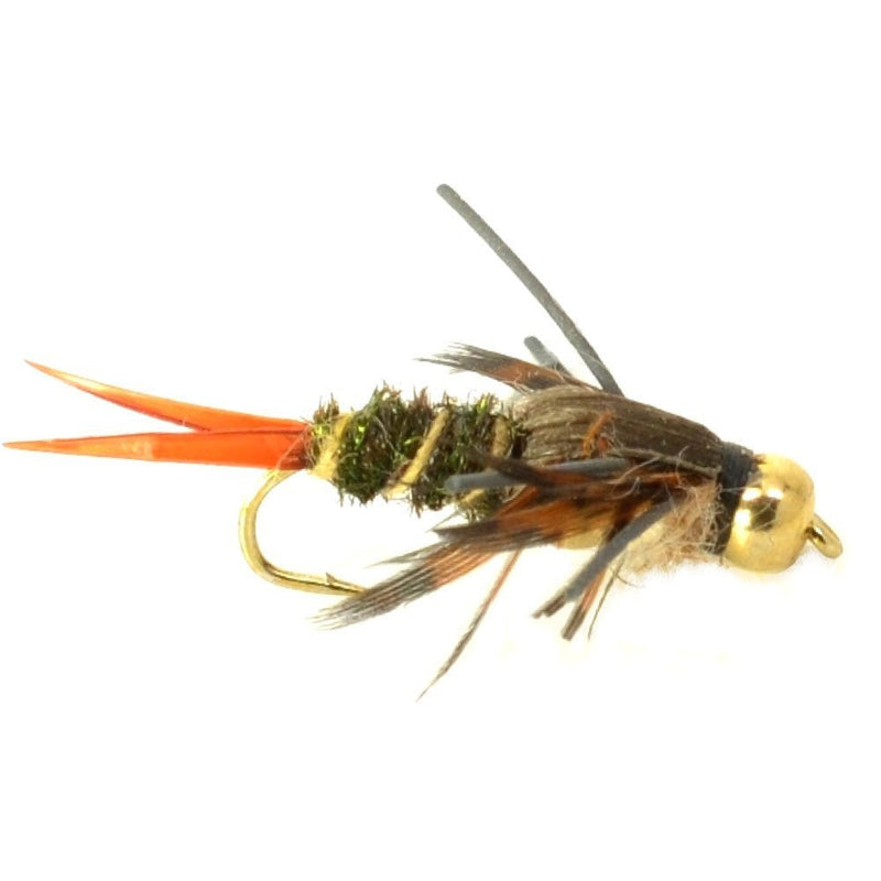Load image into Gallery viewer, Double Bead Twenty Incher Nymph Fly Fishing Flies - 6 Flies Hook Size 12
