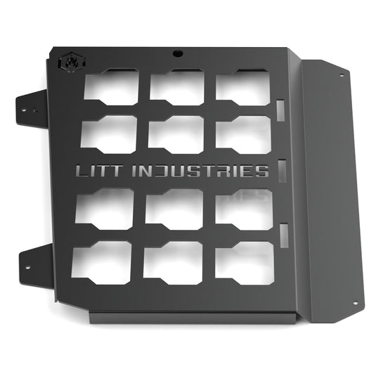 Litt Industries heavy duty milwaukee packout mount rzr general rgr driver and passenger side toolbox mount Polaris RZR General aisi cold rolled carbon steel the best toolbox mounts