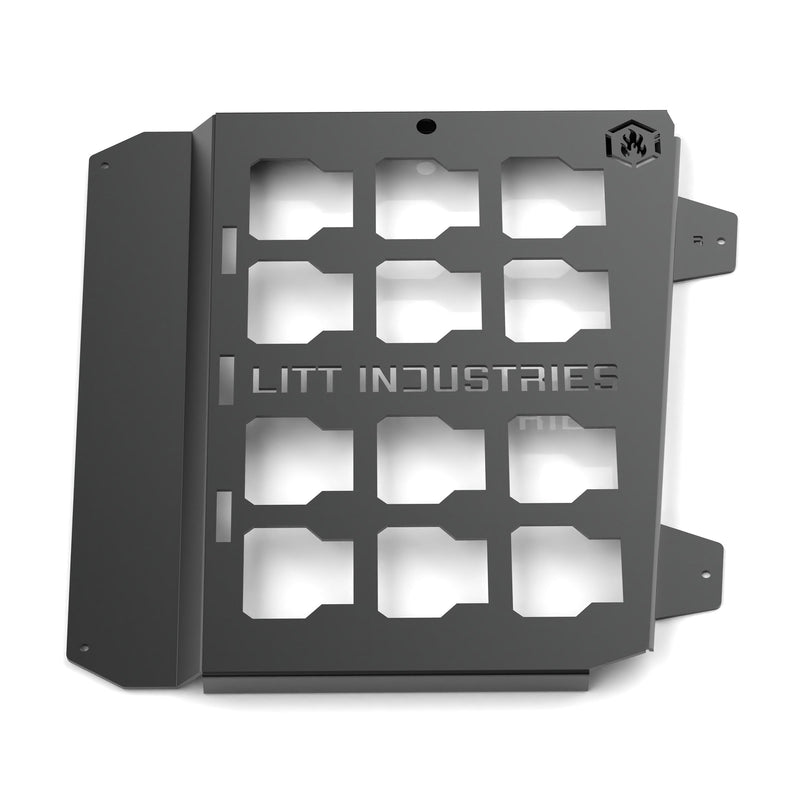 Load image into Gallery viewer, Litt Industries heavy duty milwaukee packout mount rzr general rgr driver and passenger side toolbox mount Polaris RZR General aisi cold rolled carbon steel the best toolbox mounts

