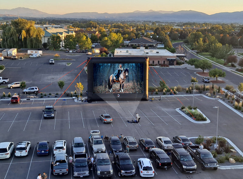 Load image into Gallery viewer, Elite Outdoor Movies Platinum 42' Inflatable Screen
