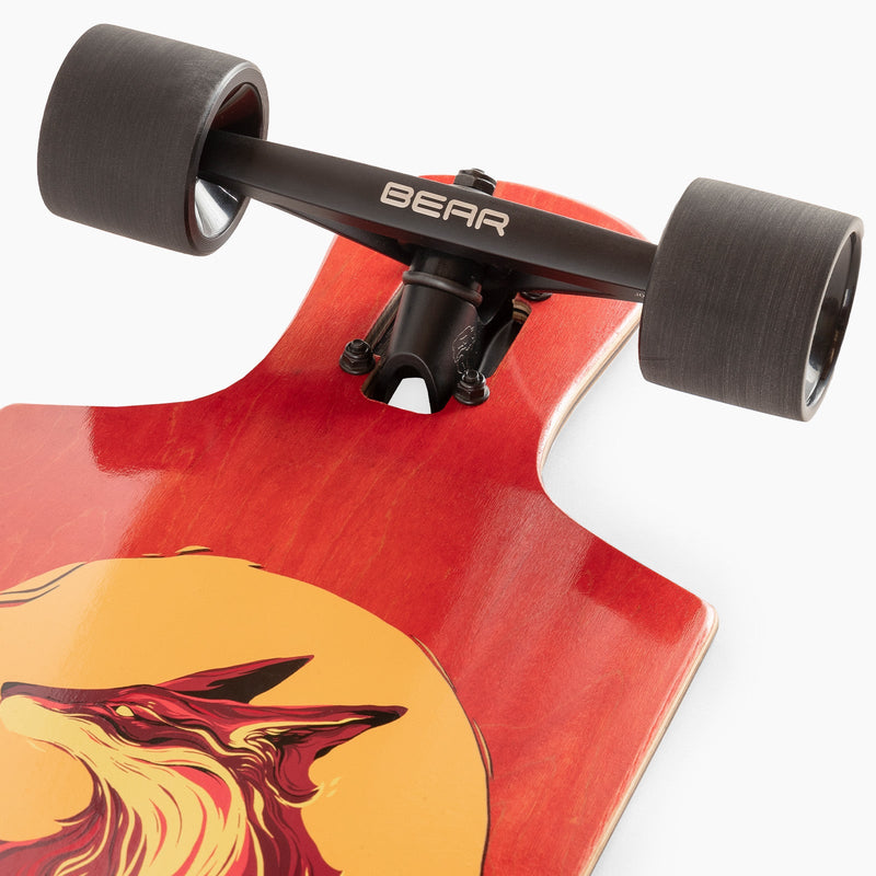 Load image into Gallery viewer, Landyachtz Drop Hammer Sun Fox Longboard Complete
