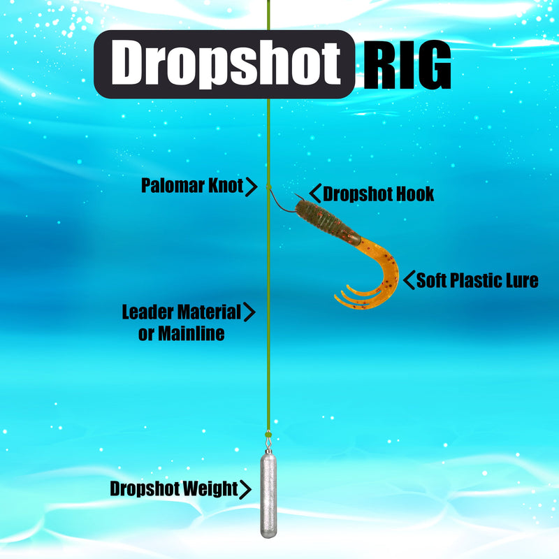 Load image into Gallery viewer, Reaction Tackle Drop Shot Hooks- Pack of 50
