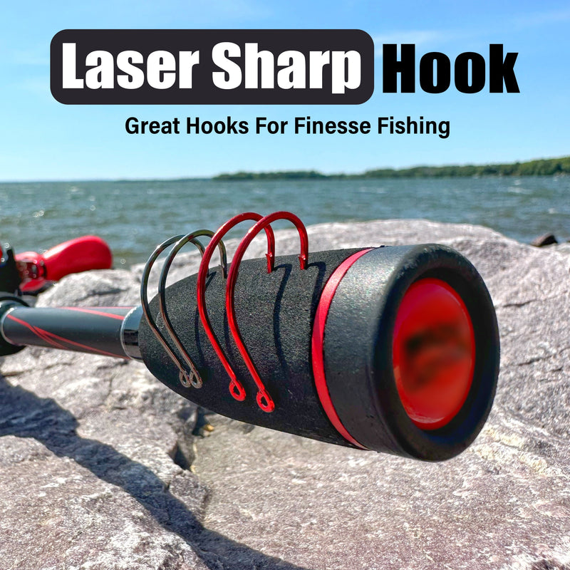Load image into Gallery viewer, Reaction Tackle Drop Shot Hooks- Pack of 50
