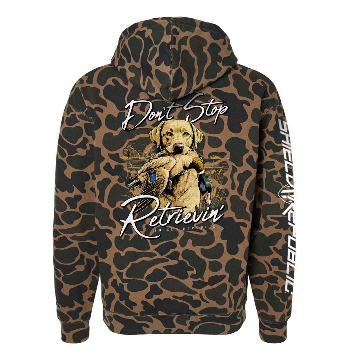 Don't Stop Retrievin Yellow Lab - Skoutley Outdoors LLC