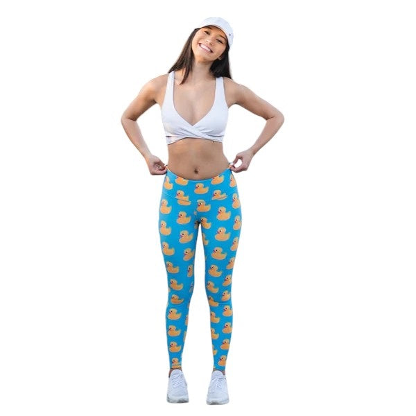 Load image into Gallery viewer, Women&#39;s Rubber Ducky Leggings
