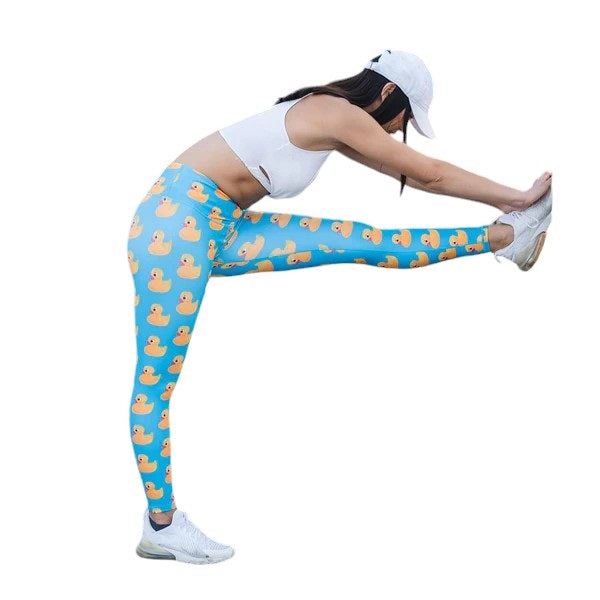 Load image into Gallery viewer, Women&#39;s Rubber Ducky Leggings
