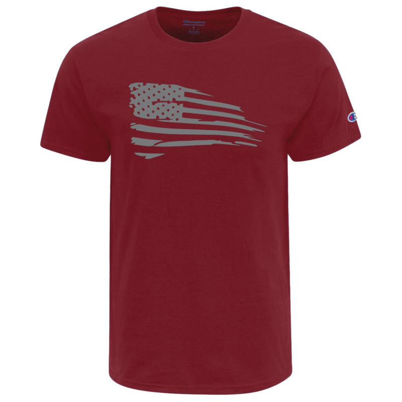 Load image into Gallery viewer, Distressed Flag Champion Adult Heritage Jersey Tee
