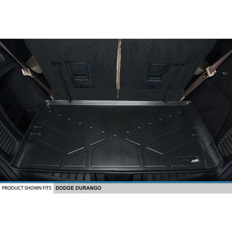 Load image into Gallery viewer, Smart Trim™ Custom Fit Floor Liners For 13-16 Durango with 1st Row Dual Floor Hooks &amp; 2nd Row Bucket Seats
