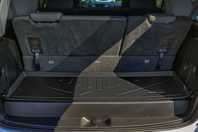 Load image into Gallery viewer, Smart Trim™ Custom Fit Floor Liners For 2015-2020 Cadillac Escalade with Second Row Bucket Seats
