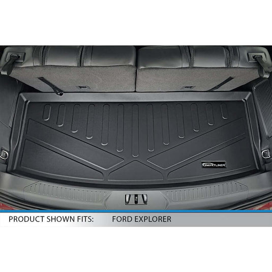 SMARTLINER Custom Fit Floor Liners For for 2020-2025 Ford Explorer 7 Passenger