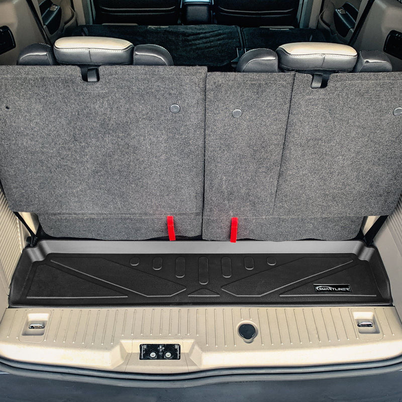 Load image into Gallery viewer, SMARTLINER Custom Fit Floor Liners For 2014-2021 Transit Connect With Carpet Flooring (Long Wheelbase &amp; 2nd Row Bench Seat)
