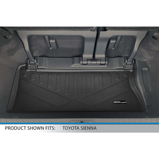 SMARTLINER Custom Fit Floor Liners For 2021-2025 Toyota Sienna with 2nd Row Bench Seat no Spare Tire
