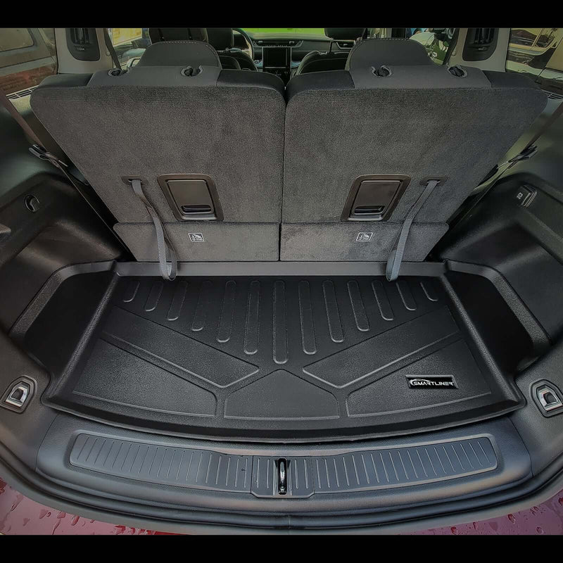 Load image into Gallery viewer, SMARTLINER Custom Fit Floor Liners For 2021-2025 Jeep Grand Cherokee L w/ 2nd Row Bucket Seats and center console (No subwoofer)

