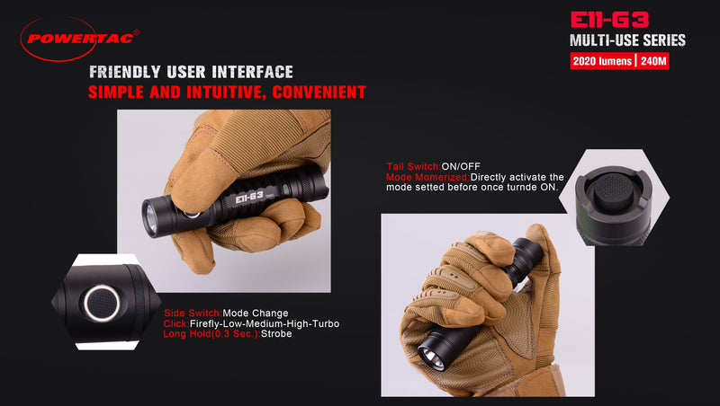 Load image into Gallery viewer, E11-Gen3 2020 Lumen Rechargeable EDC Flashlight-New Product
