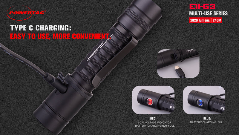Load image into Gallery viewer, E11-Gen3 2020 Lumen Rechargeable EDC Flashlight-New Product
