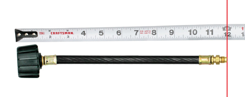 Load image into Gallery viewer, Flame King 12 Inch RV Trailer Propane Tank Pigtail Hose Connector
