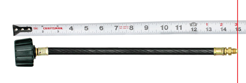 Load image into Gallery viewer, Flame King 15 Inch RV Or Trailer Propane Tank Pigtail Hose Connector
