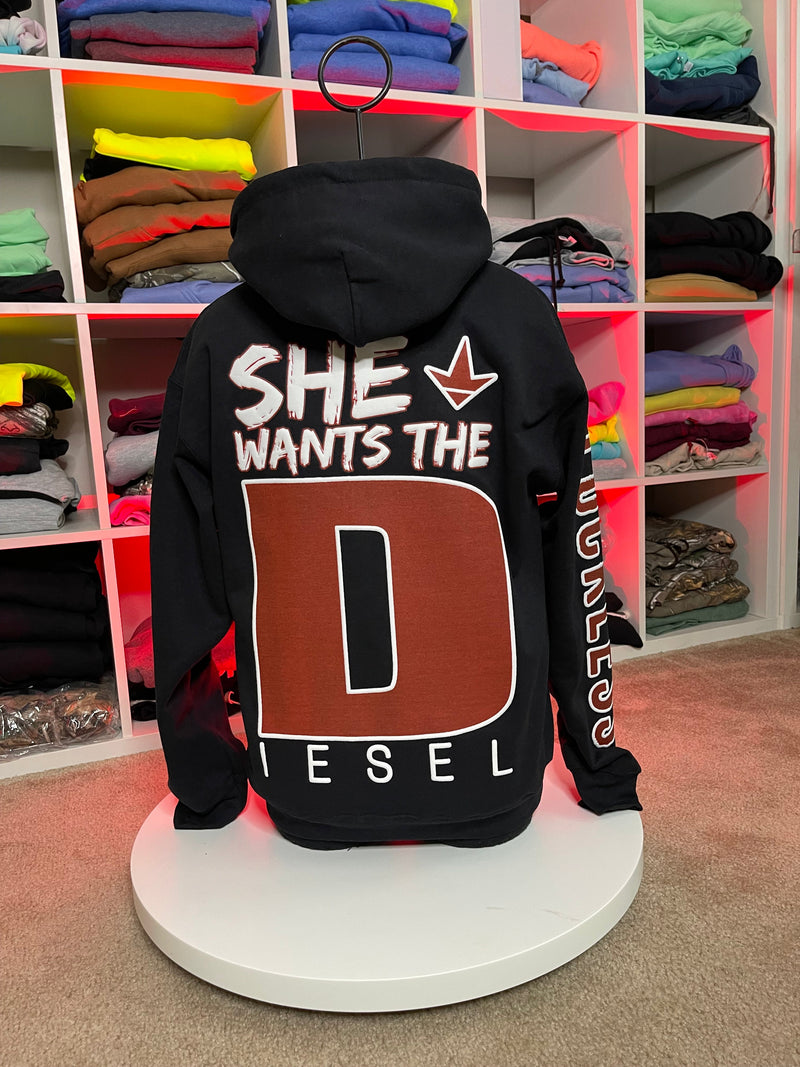 Load image into Gallery viewer, She Wants the Diesel Hoodie
