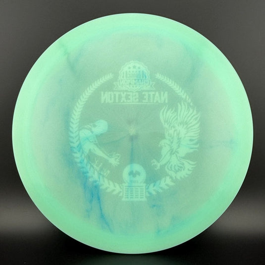 2017 Glow Champion Firebird (Penned) - Swirls - Nate Sexton Bottom Stamp