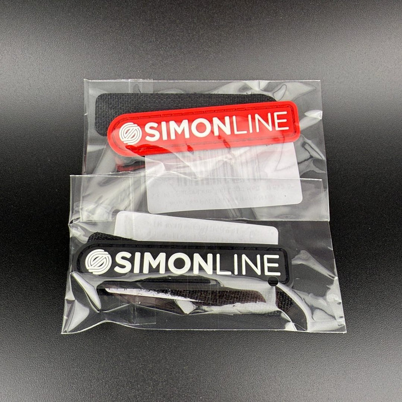 Load image into Gallery viewer, Simon Line PVC Patches (Hook N Loop Backside)
