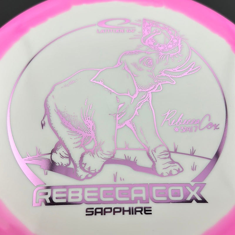 Load image into Gallery viewer, Gold Orbit Sapphire - Rebecca Cox 2024 Tour Series
