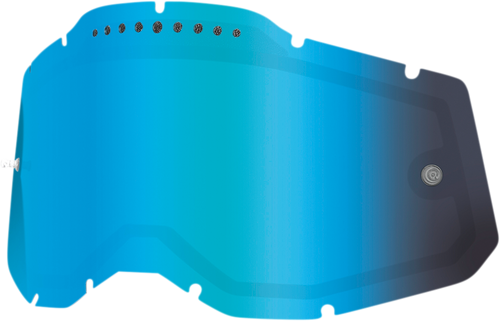 100% Accuri 2/Racecraft 2/Strata 2 Dual Lens - Vented - Blue Mirror 59083-00002