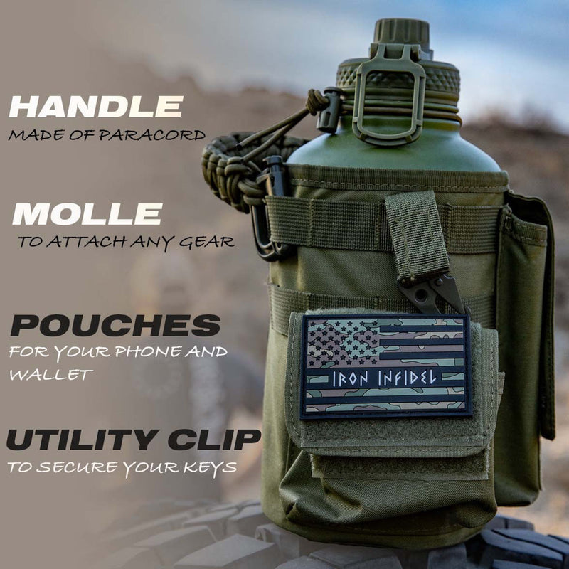 Load image into Gallery viewer, 64oz Battle Bottle Water Bottles
