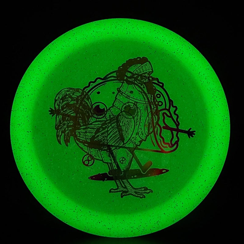 Load image into Gallery viewer, Metal Flake Glow C-Blend Aztec - X-Out Taco Rooster
