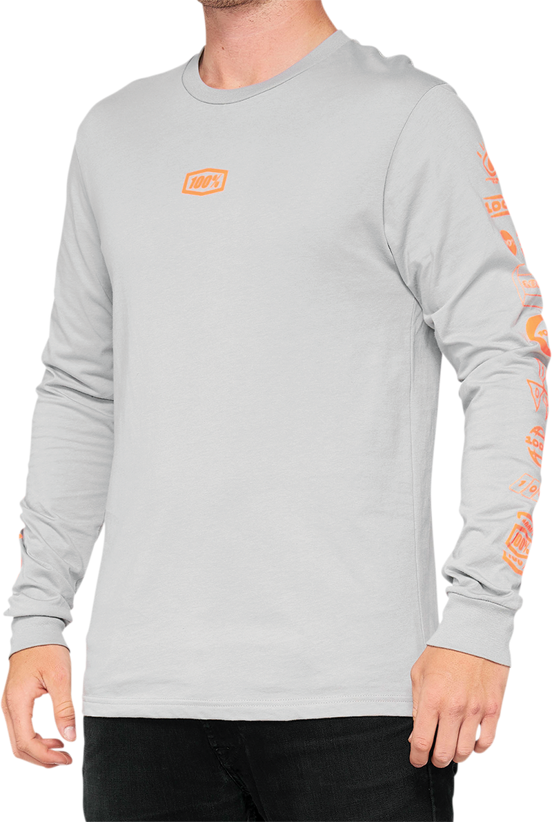 Load image into Gallery viewer, 100% Retro Future Long-Sleeve T-Shirt - Vapor - Small 33007-404-10
