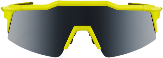 100% Speedcraft SL Sunglasses - Soft Tact Banana - Black Mirror 61002-265-01