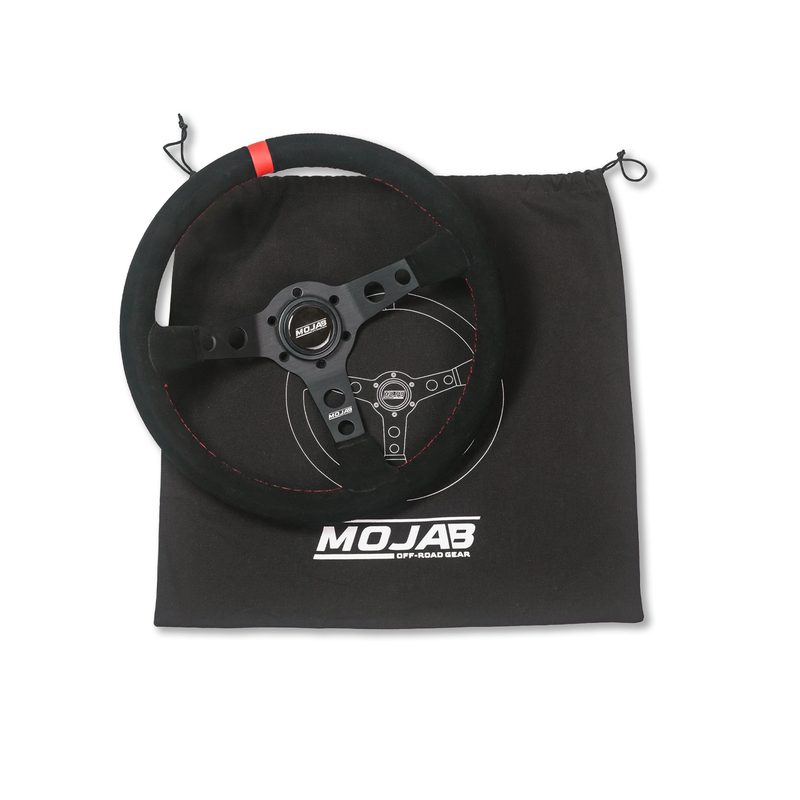 Load image into Gallery viewer, 13.5''  MOJAB Deep Dish Steering Wheel Leather or Suede
