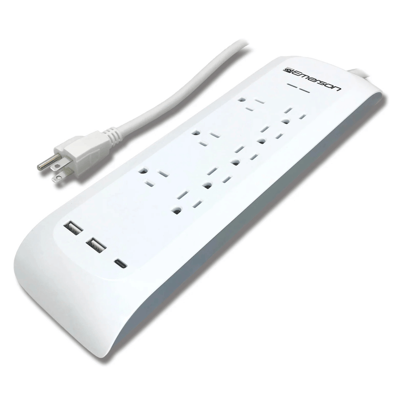 Load image into Gallery viewer, Emerson 11-in-1 Multi-Outlet Surge Protector Charging System
