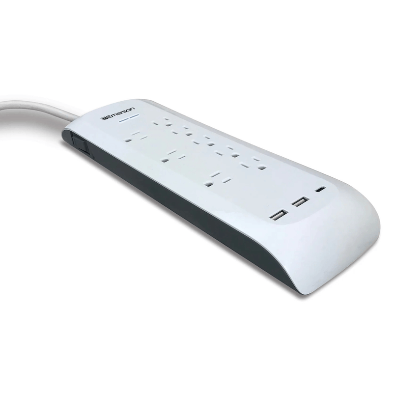 Load image into Gallery viewer, Emerson 11-in-1 Multi-Outlet Surge Protector Charging System
