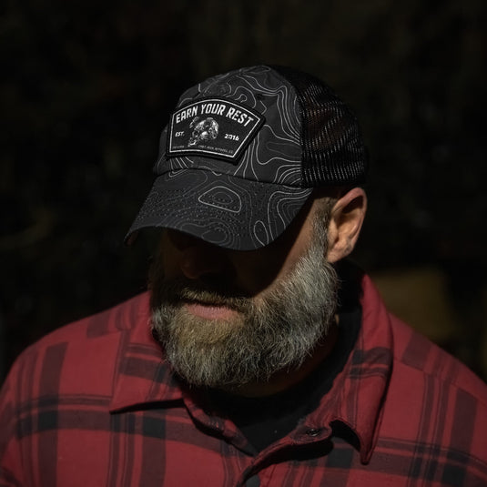 Earn Your Rest Patch Tactical Ripstop Mesh Snapback Hat