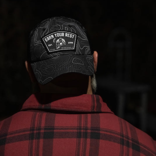 Earn Your Rest Patch Tactical Ripstop Mesh Snapback Hat
