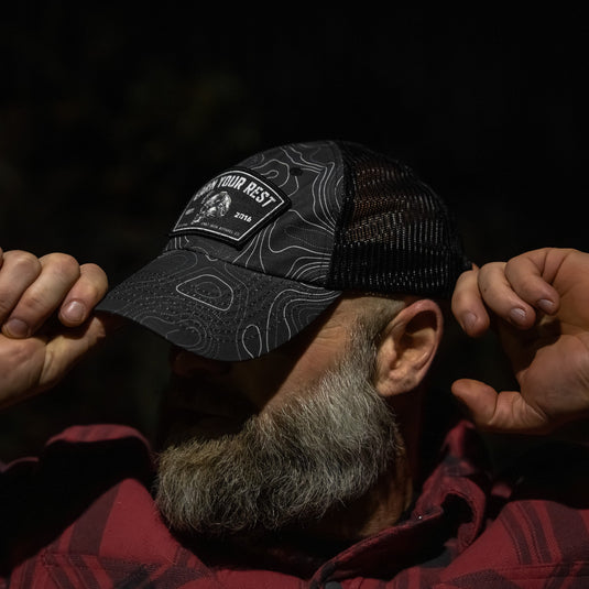 Earn Your Rest Patch Tactical Ripstop Mesh Snapback Hat