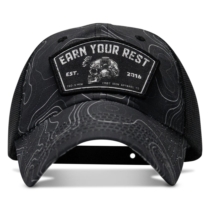 Load image into Gallery viewer, Earn Your Rest Patch Tactical Ripstop Mesh Snapback Hat
