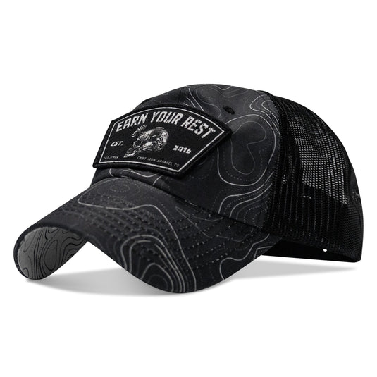 Earn Your Rest Patch Tactical Ripstop Mesh Snapback Hat