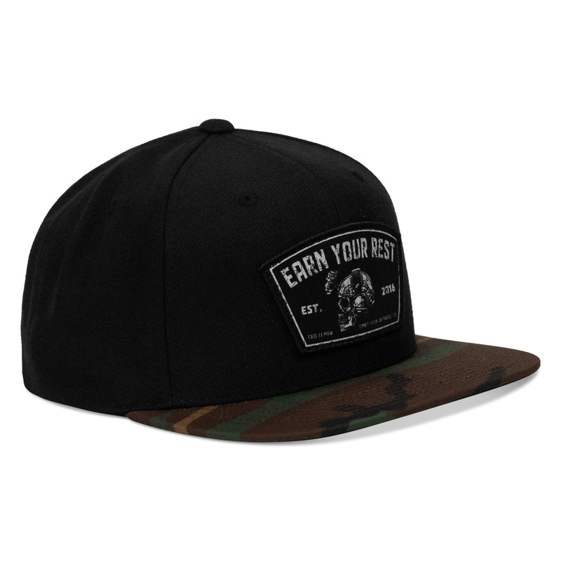 Load image into Gallery viewer, Earn Your Rest Flatbill SnapBack Hat
