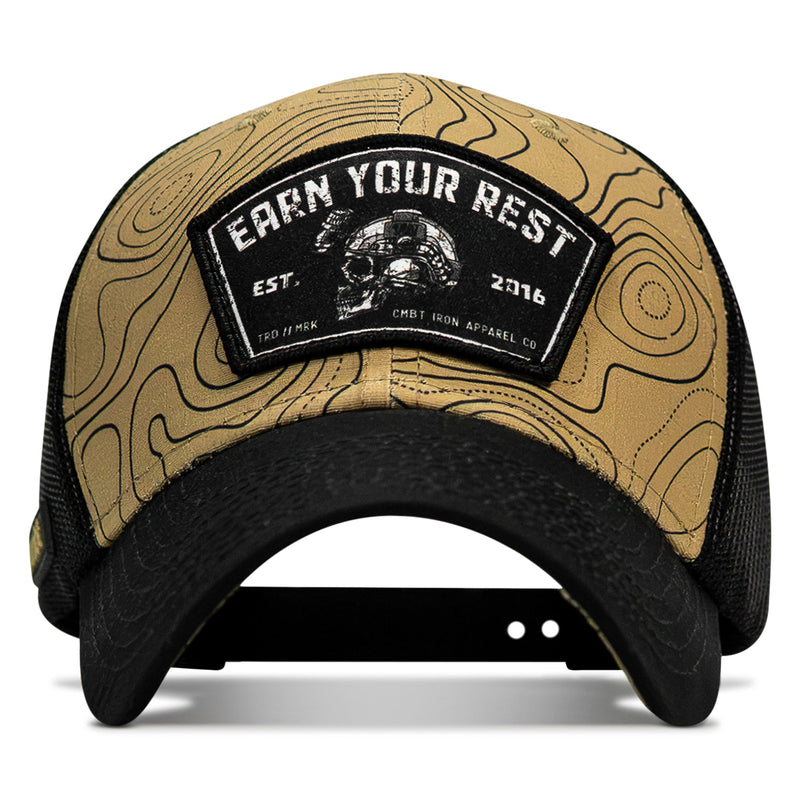 Load image into Gallery viewer, Earn Your Rest Patch Original Ripstop Snapback Hat
