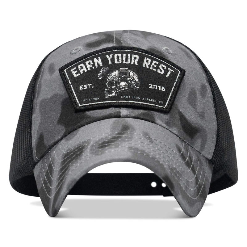 Load image into Gallery viewer, Earn Your Rest Patch Tactical Ripstop Mesh Snapback Hat
