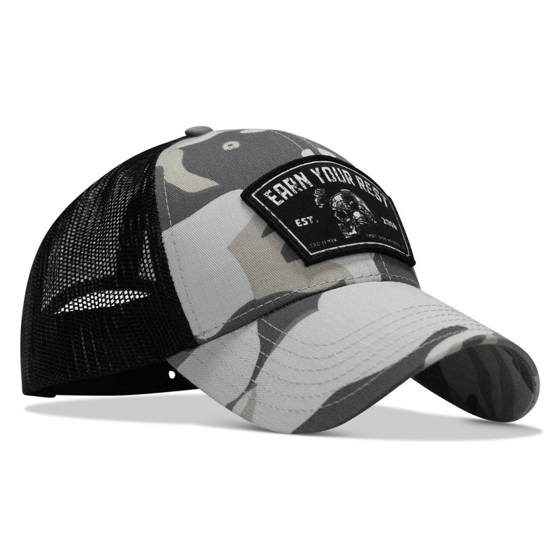 Load image into Gallery viewer, Earn Your Rest Patch Snapback Hat
