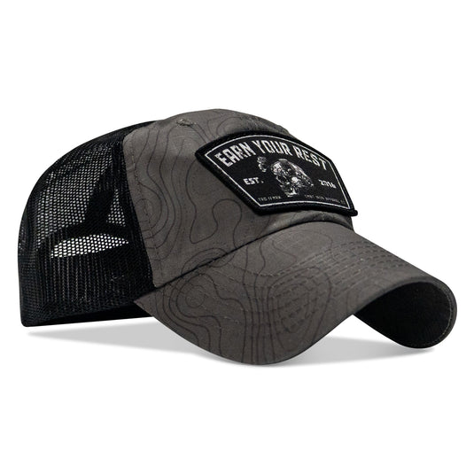 Earn Your Rest Patch Tactical Ripstop Mesh Snapback Hat