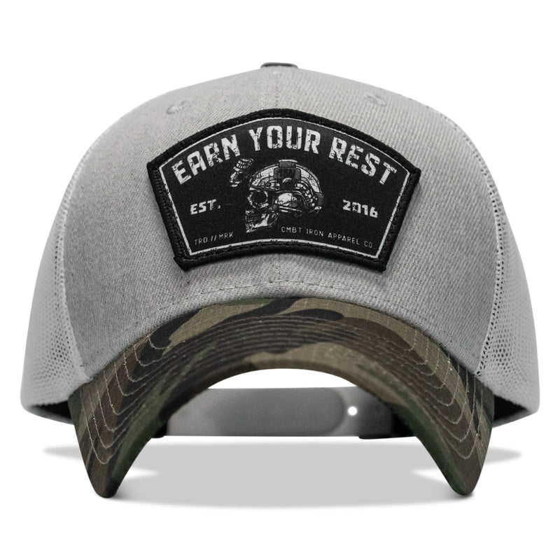 Load image into Gallery viewer, Earn Your Rest Patch Snapback Hat

