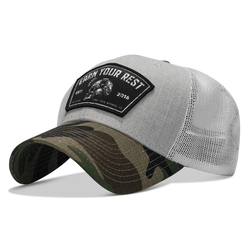 Load image into Gallery viewer, Earn Your Rest Patch Original Ripstop Snapback Hat
