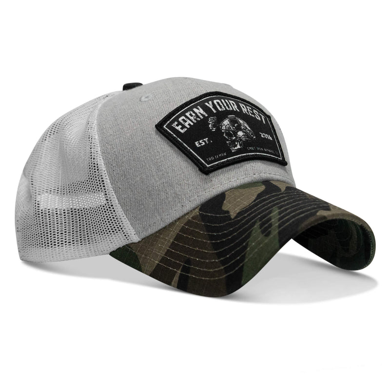 Load image into Gallery viewer, Earn Your Rest Patch Original Ripstop Snapback Hat
