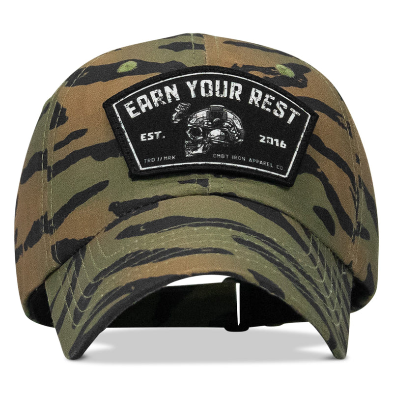 Load image into Gallery viewer, Earn Your Rest Patch Tactical Ripstop Mesh Snapback Hat
